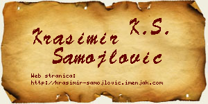 Krasimir Samojlović vizit kartica